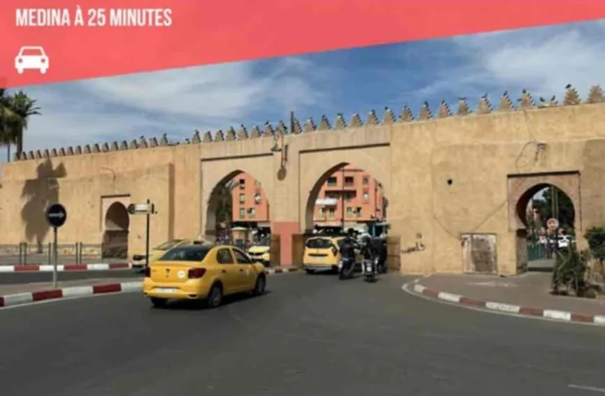 Vila Riad Du Bab Atlas Marakéš Maroko