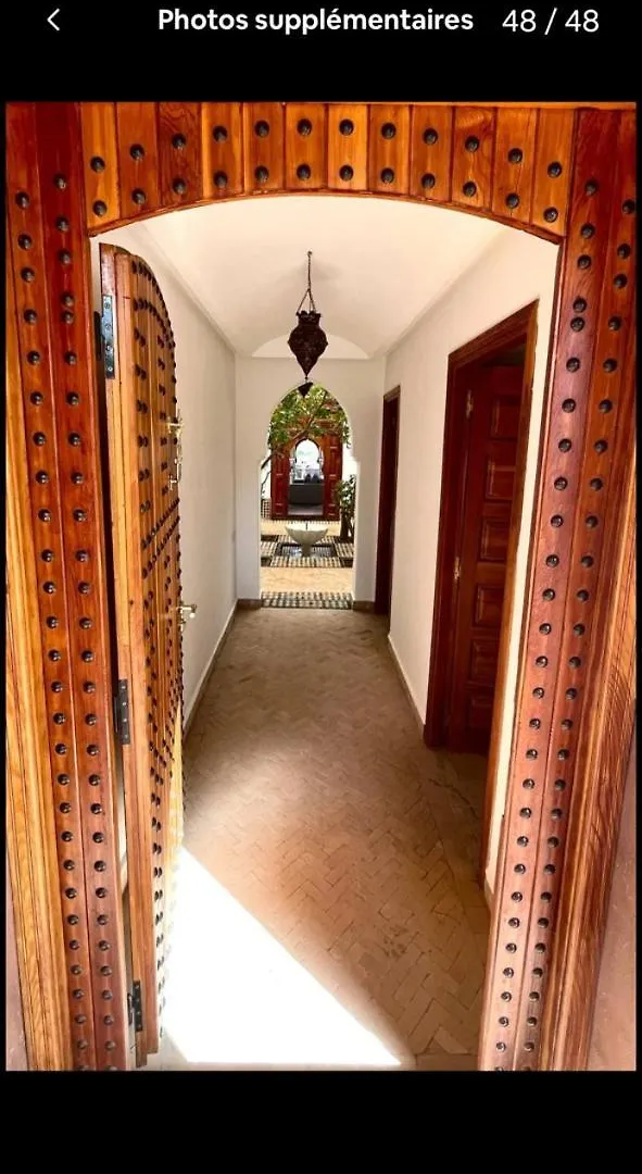 Vila Riad Du Bab Atlas Marakéš Maroko